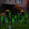 Greentek; 12 Pack Halloween Skeleton Hand Yard Signs, Glow in the Dark Plastic Lawn Stakes, Waterproof Outdoor Graveyard Decorations for Garden, Front Yard, Walkway, Haunted House Halloween Party Decor; Category:Halloween Yardstakes; Image:5